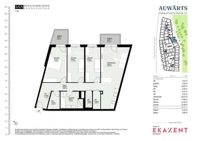 4-Zimmer-Wohnung mieten in Wien – 100,66 m², € 2.499 – Bild 8 von 8