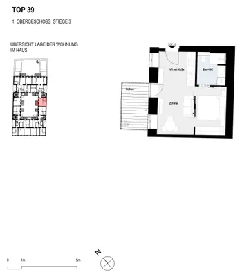 1-Zimmer-Wohnung kaufen in Wien – 29,1 m², € 225.000 – Bild 6 von 7