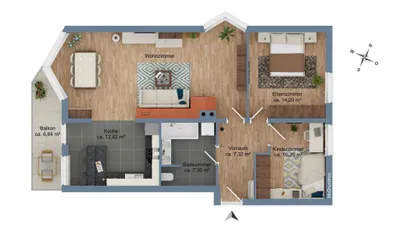 3-Zimmer-Wohnung kaufen in Innsbruck-Land – 86,83 m², € 447.000 – Bild 8 von 8