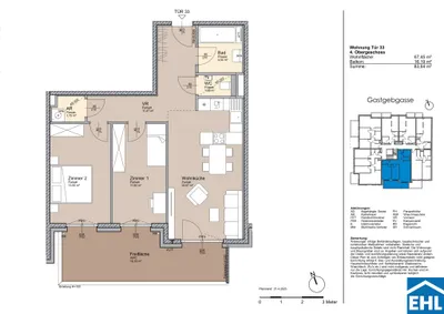 3-Zimmer-Wohnung kaufen in Wien – 67,45 m², € 460.000 – Bild 12 von 12
