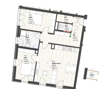 3-Zimmer-Wohnung kaufen in Sankt Veit an der Glan – 88,72 m², € 357.000 – Bild 13 von 13