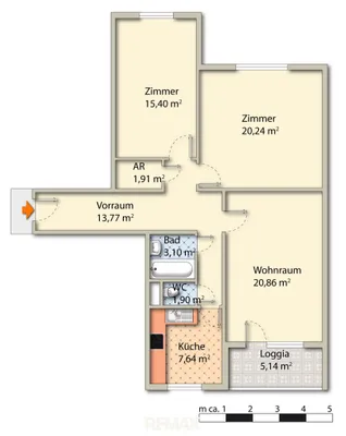 Wohnung kaufen in Wien – 84,01 m², € 229.000 – Bild 19 von 21