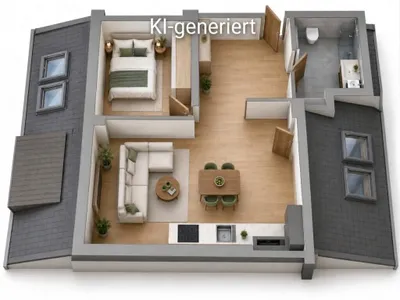 2-Zimmer-Wohnung kaufen in Wien – 45,42 m², € 304.300 – Bild 1 von 2