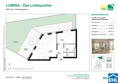 2-Zimmer-Wohnung kaufen in Graz – 58,7 m², € 276.000 – Bild 9 von 10
