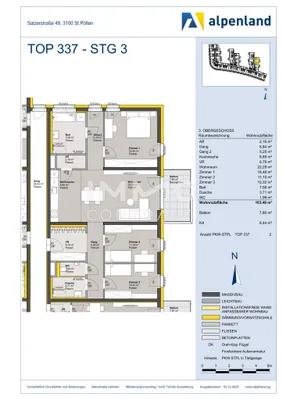 4-Zimmer-Wohnung mieten in Sankt Pölten – 103,4 m², € 1.534 – Bild 15 von 15