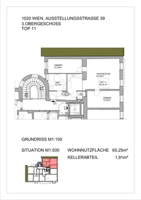 3-Zimmer-Wohnung kaufen in Wien – 65,25 m², € 480.000 – Bild 10 von 10