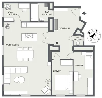 3-Zimmer-Wohnung kaufen in Wien – 92 m², € 420.000 – Bild 14 von 14