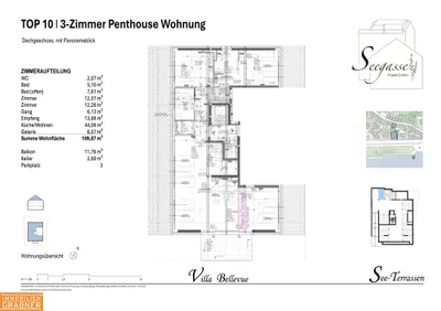 3-Zimmer-Wohnung kaufen in Gmunden – 110,46 m², € 1.540.000 – Bild 6 von 8