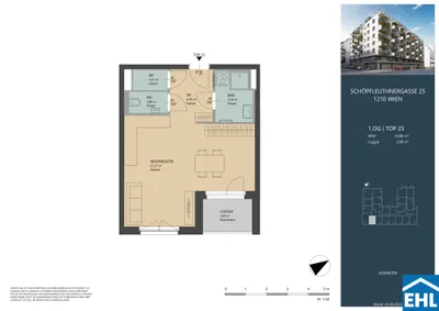 1-Zimmer-Wohnung mieten in Wien – 43,49 m², € 799 – Bild 8 von 8