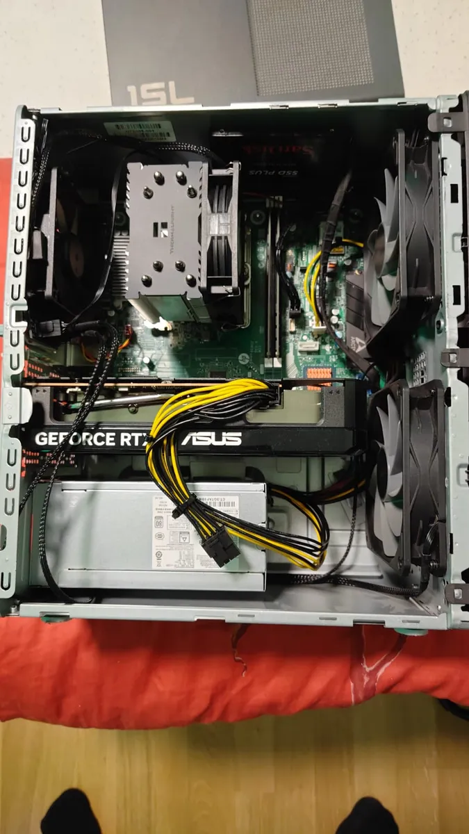 Umgerüsteter HP Victus Gaming-PC | i5-14400F | ASUS RTX 5060 Ti OC 8 GB ...