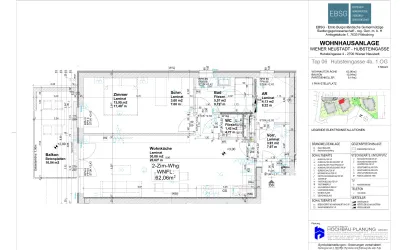2-Zimmer-Wohnung mieten in Wiener Neustadt – 62,06 m², € 827 – Bild 2 von 2