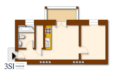 1-Zimmer-Wohnung kaufen in Salzburg Stadt – 39,35 m², € 198.000 – Bild 4 von 4