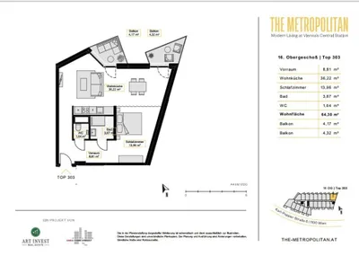1-Zimmer-Wohnung mieten in Wien – 64,3 m², € 1.290 – Bild 15 von 15