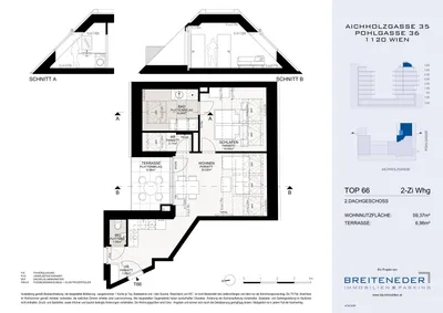 2-Zimmer-Wohnung kaufen in Wien – 59,37 m², € 465.000 – Bild 10 von 11