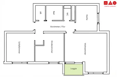 3-Zimmer-Wohnung mieten in Leoben – 81,61 m², € 687 – Bild 9 von 9