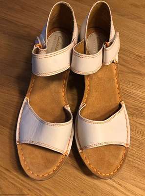 Buffalo Keilabsatz Sandalen hot Sommer neu Leder 37 blogger vintage