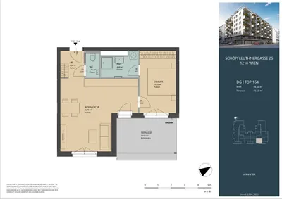 2-Zimmer-Wohnung mieten in Wien – 48,42 m², € 979 – Bild 10 von 10