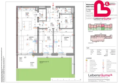 3-Zimmer-Wohnung mieten in Gmunden – 73 m², € 1.111 – Bild 3 von 3