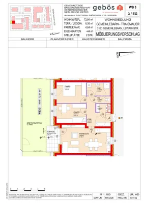 3-Zimmer-Wohnung mieten in Sankt Pölten Land – 72,94 m², € 791 – Bild 7 von 7