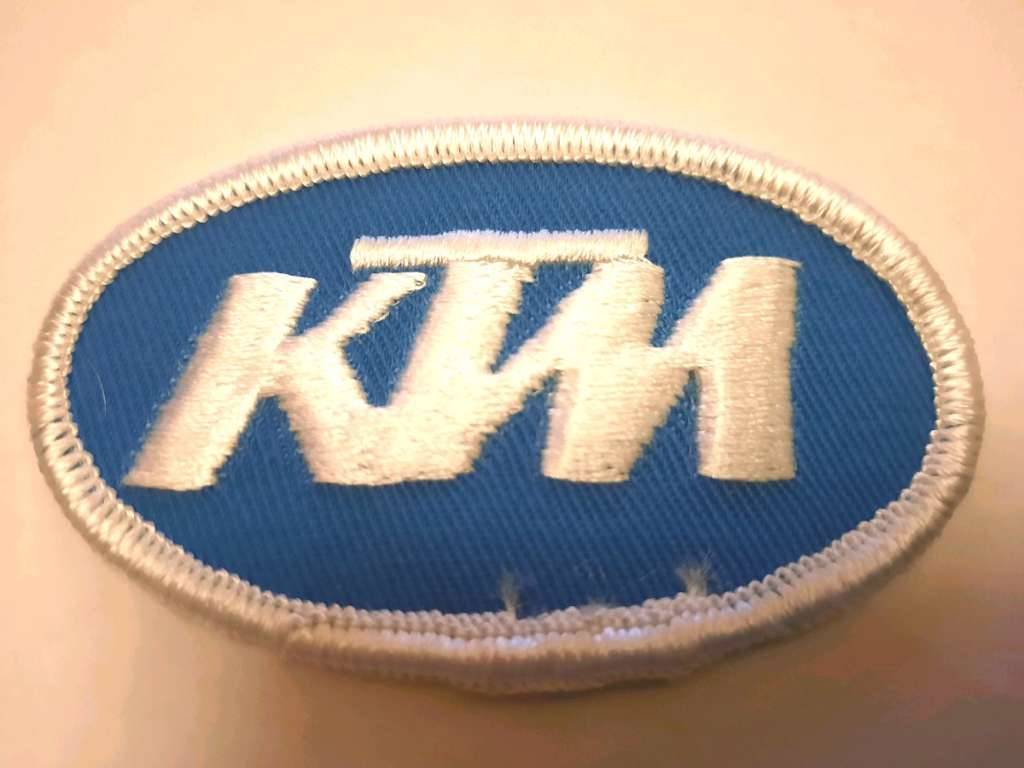 Original - KTM - Aufnäher / Patch ~ Moped / Motorrad / Oldtimer