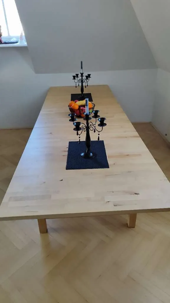 Großer Esstisch ausziehbar (2,40m bis 3m) - Holztisch, € 349,- (5020 Salzburg)