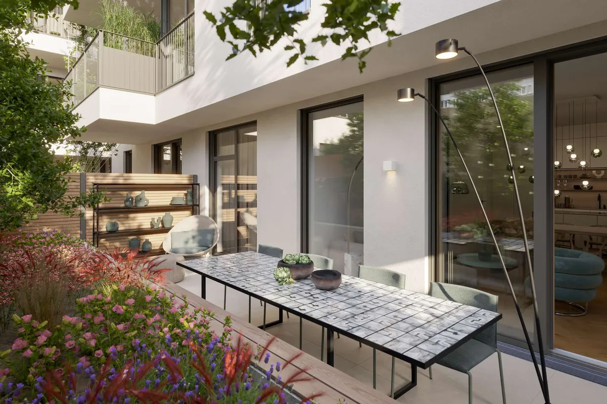 73 m² Gartenwohnung mit perfekter öffentlicher Anbindung in 1190 Wien | Top 02 - Ansicht 2