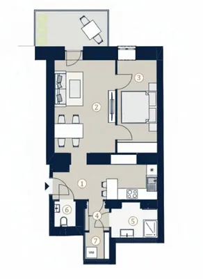 2-Zimmer-Wohnung kaufen in Wien – 50,1 m², € 495.000 – Bild 5 von 5