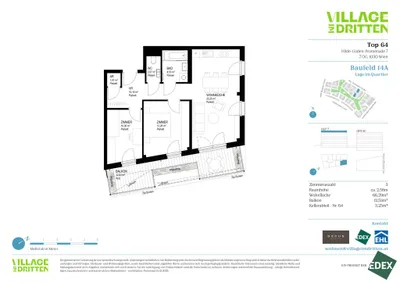 3-Zimmer-Wohnung kaufen in Wien – 66,29 m², € 544.500 – Bild 11 von 11