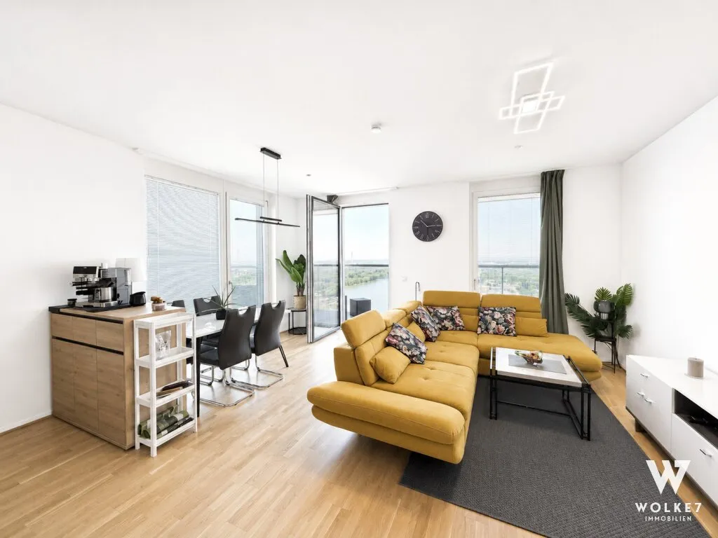 Exklusive Luxuswohnung im Marina Tower mit ca. 83 m² NF I Südwest-Ausrichtung I Loggia & spektakulärem Blick über Wien I U2 Station - Ansicht 3