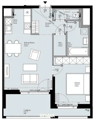 2-Zimmer-Wohnung mieten in Wien – 52,34 m², € 1.390 – Bild 16 von 26