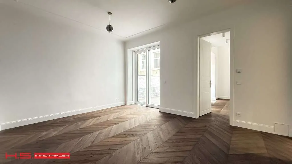 SERVITENVIERTEL- TERRASSENERSTBEZUG auf " GARTENEBENE" - HIGH END ALTBAUWOHNUNG - STILJUWEL - 2 ZIMMER + NR - RUHELAGE – pohled 3