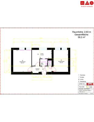 2-Zimmer-Wohnung mieten in Wels – 55,12 m², € 821 – Bild 12 von 12