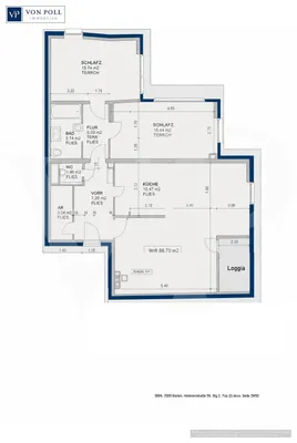 3-Zimmer-Wohnung kaufen in Baden – 88,7 m², € 239.000 – Bild 17 von 17