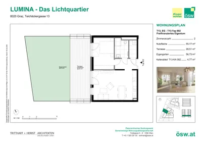 2-Zimmer-Wohnung kaufen in Graz – 55,17 m², € 266.000 – Bild 12 von 13