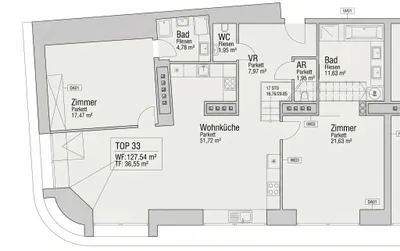 3-Zimmer-Wohnung kaufen in Wien – 139,52 m², € 1.199.000 – Bild 9 von 10