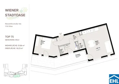 2-Zimmer-Wohnung mieten in Wien – 51,86 m², € 1.535 – Bild 18 von 18