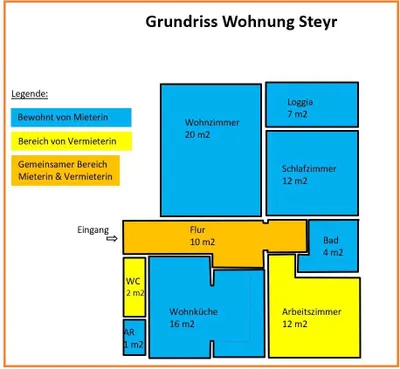Wohnung mieten in Steyr – 70 m², € 560 – Bild 11 von 11