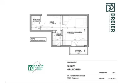 Wohnung mieten in Klagenfurt – 46 m², € 770 – Bild 13 von 13