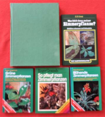 Konvolut von 5 Bcher/ Buch: "DAS GROE BUCH DER HAUSPFLANZEN" -"WAS FEHLT  DEN MEINER ZIMMERPFLANZE?" - "GRNE ZIMMERPFLANZEN" - "SO PFLEGT MAN  ZIMMERPFLANZEN" - "BLHENDE ZIMMERPFLANZEN",  10,- (8451 Heimschuh) -  willhaben