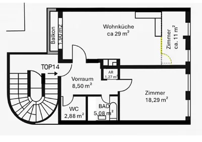 2-Zimmer-Wohnung kaufen in Wien – 77,18 m², € 649.000 – Bild 21 von 21