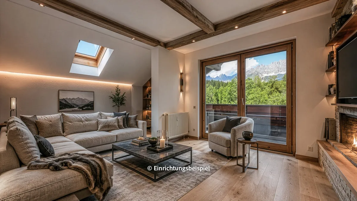 Dachgeschosswohnung in Ruhelage mit Kaiserblick - Ansicht 2
