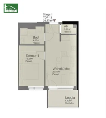 2-Zimmer-Wohnung mieten in Sankt Pölten – 39,26 m², € 649 – Bild 15 von 15
