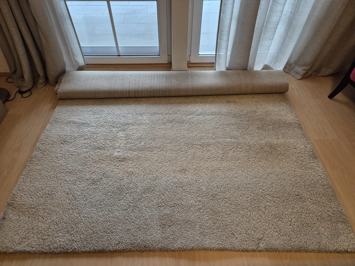 IKEA ÅDUM / STOENSE Teppich 200x300 cm - Beige - neuwertig, € 50,- (1140 Wien)