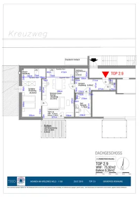 2-Zimmer-Wohnung mieten in Wels – 75,9 m², € 1.115 – Bild 11 von 12