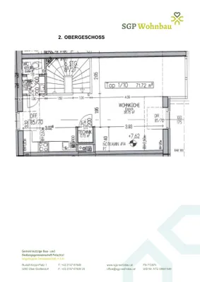 3-Zimmer-Wohnung mieten in Sankt Pölten Land – 71,71 m², € 824 – Bild 2 von 5