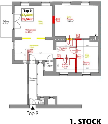 Immobilie kaufen in Wien – 86,54 m², € 379.000 – Bild 7 von 7