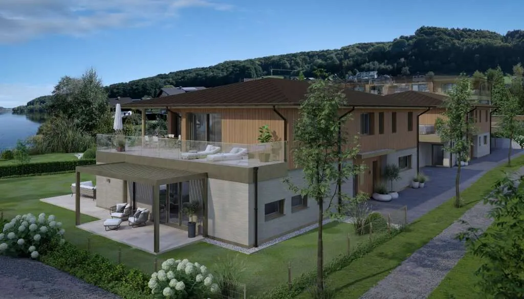 MIT SEEZUGANG! Exklusive 4-Zimmer Wohnung XXL-Terrasse direkt am Mattsee - View 2