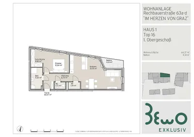 2-Zimmer-Wohnung kaufen in Graz – 64,37 m², € 394.000 – Bild 15 von 15