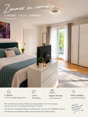 Immobilie mieten in Wien – 16 m², € 750 – Bild 1 von 7