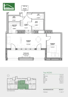 2-Zimmer-Wohnung kaufen in Wien – 58,58 m², € 280.000 – Bild 21 von 21